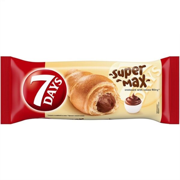 7 Days Super Max Croissant Cocoa Filling 110g