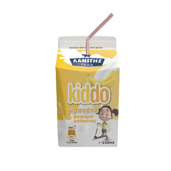 Lanitis Kiddo Banana Milk Drink 250 ml