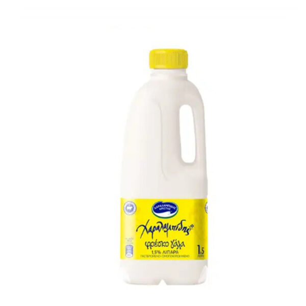 Charalambides Christis Fresh Milk Light, 1,5% Fat1.5L (Yellow)