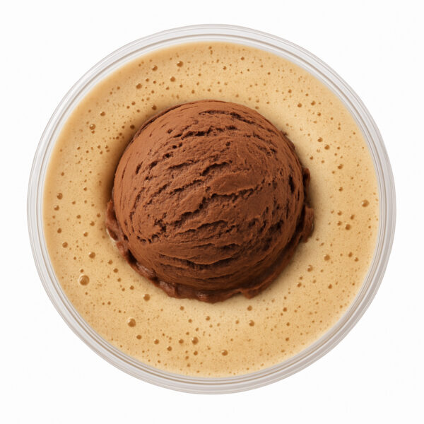 Frappe with ice cream