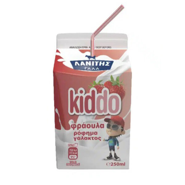 Lanitis Kiddo Strawberry Milk Drink 250 ml